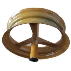 400-8 Steel Wheel Hub for Wheel (yellow colour)