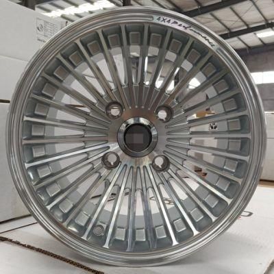 Factory Wholesale and Direct Sales 13X6.5 4X100/114.3 Machine Face Positive Alloy Wheel Rims for Car Impact off Road Wheels