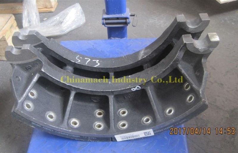 Sinotruk Truck Part Heavy Duty Truck Brake Shoe with Rivets (AZ9231342072)