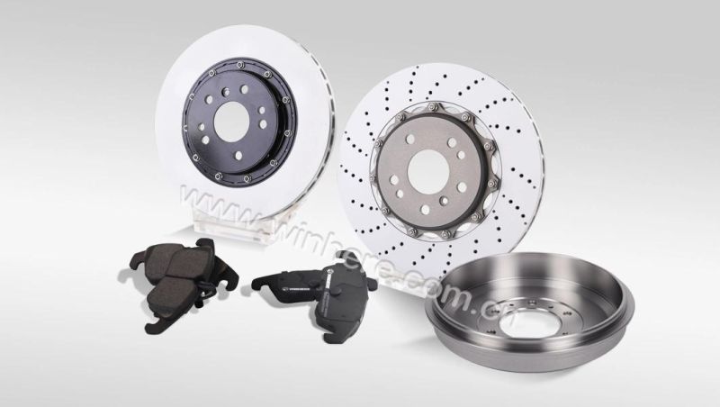 Painted/Coated Auto Spare Parts Ventilated Brake Disc with ECE R90 Toyota Camry 2.5/3.5