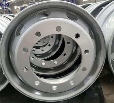 9.00X22.5 Single/Two Hump Truck Trailer for 315/80r22.5 Prevent Tire Detachment Tubeless Steel Wheel Rim