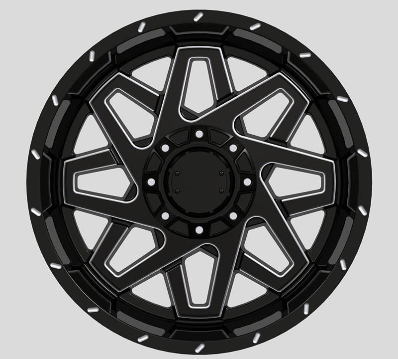 20X10 20X12 Inch China Professional Forged Alumilum Alloy Wheel Rims Black Machined Face and Lip for Passenger Car Wheels Car Rims