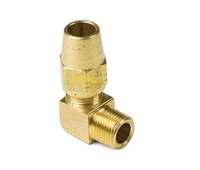 90 Degree Air Brake Brass Compression Male Elbow for Copper Tubing Male Elbow