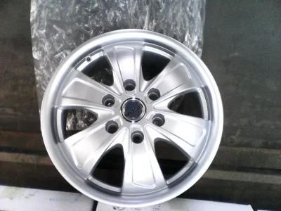 New Design Silver Alloy Rims Gun Metal Aluminum Car Wheels 14*60/15*65/16*65 Inch Wheels