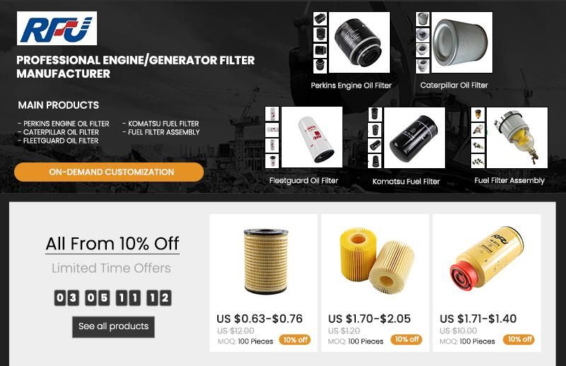 Oil Filter for Mann-Filter W 11 102/34 Filters of Generators Truck