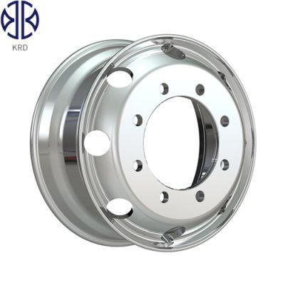 19.5X7.5 for 19.5&quot; Inch 245/70r19.5 Tire Tyre Bright Polished Forged Truck Trailer Dump Aluminum Wheel Rim Alloy Wheel