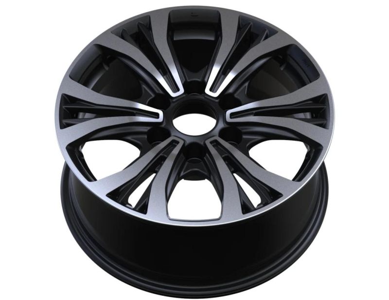 OEM/ODM Alumilum Alloy Wheel Rims 17X7.5 Inch 6X139.7 PCD 30 Et Black Color Finish China Professional Manufacturer for Passenger Car Wheel Car Tire