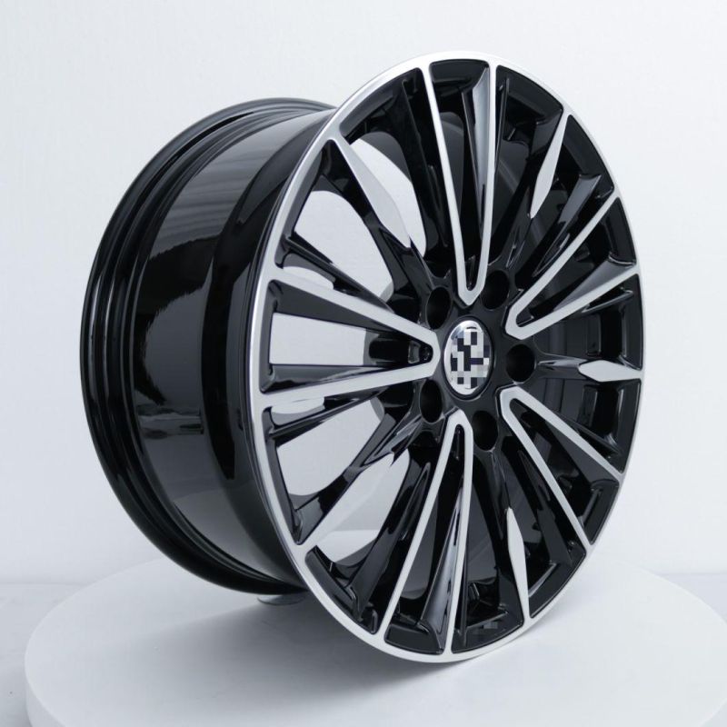 20inch Double Color Heavy Duty Wheels for Lp 610-4/Black with Orange 2-Piece Forged Alloy Wheel Rims 5X114.3