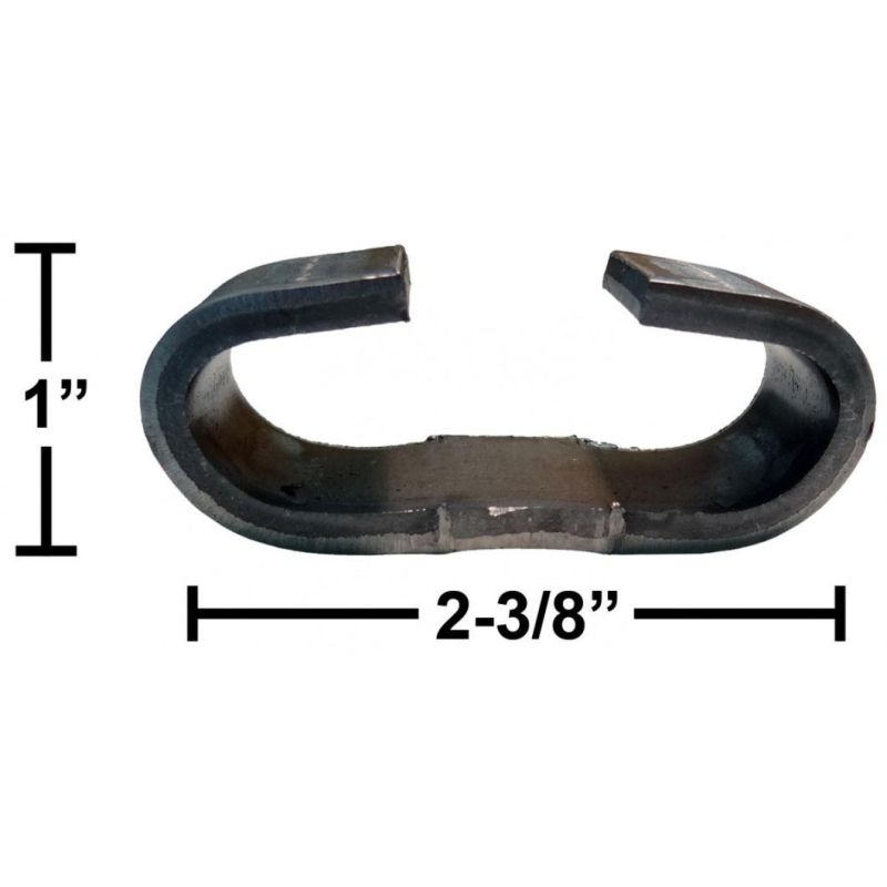 C-Shape Rear Hanger for 1 3/4" Slipper Spring