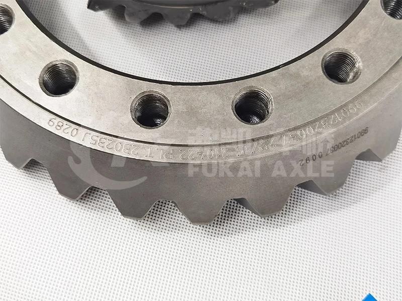 99012320126/0037 199012320178 199012320252 29/15 Rear Bevel Gear for Sinotruk Steyr Truck Spare Parts Pinion and Crown Wheel