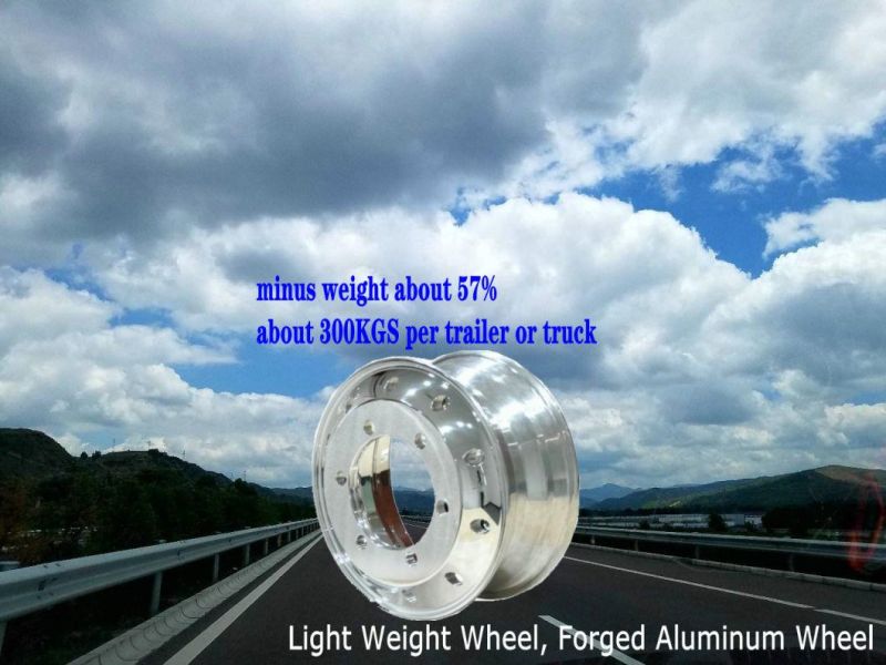 Light Weight Rims / Alloy / Aluminum Wheel/Forged Aluminum Wheels (22.5*8.25 22.5*9.00 19.5*7.5 22.4*8.25)