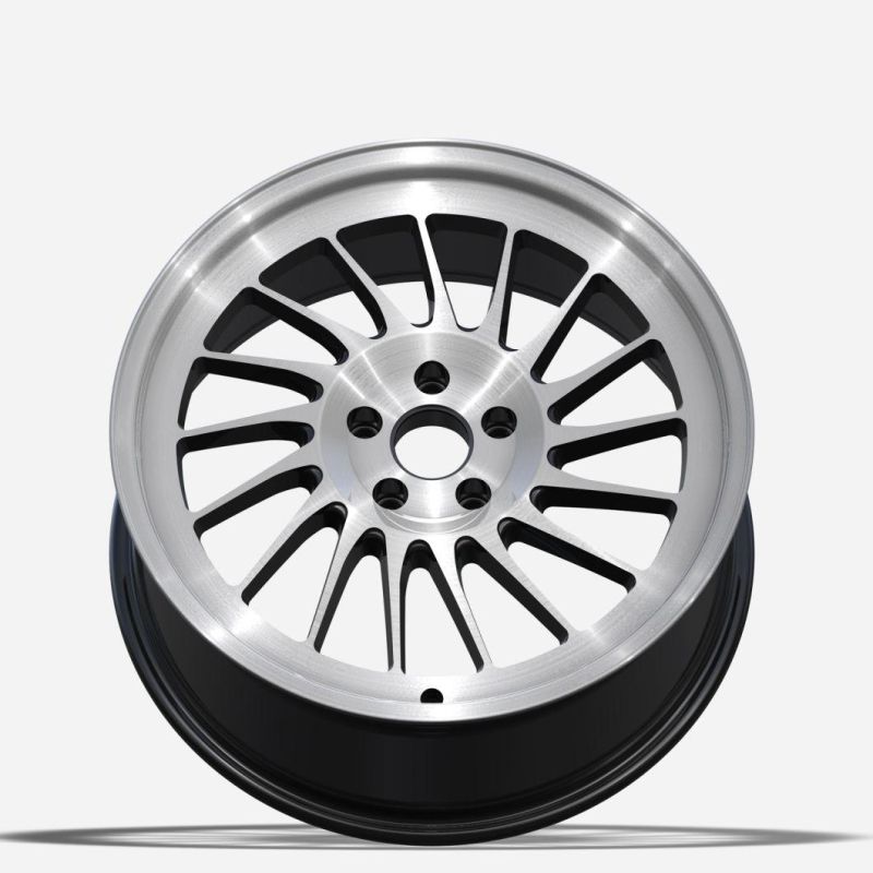 Professional Manufacturer Alumilum Alloy Wheel Rims 19 Inch 5X112-114.3 Silver Finish for Passenger Car Wheel Car Tires