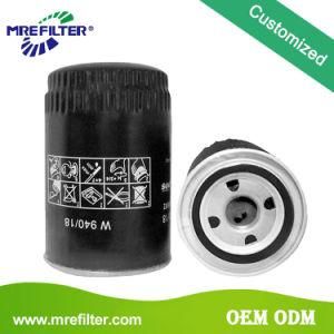 Automotive Good Price Top Quality Spare Parts Truck Diesel Oil Filter for Iveco Engines W940-18