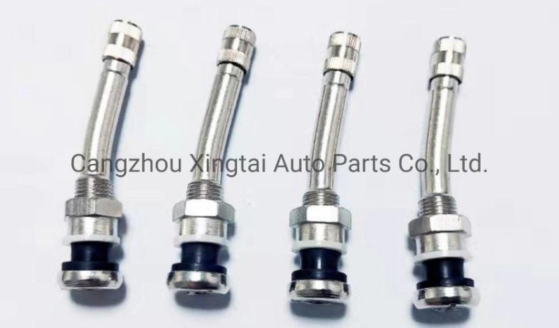 Colorful Aluminum Sleeve and Cap Rubber Tire Valve