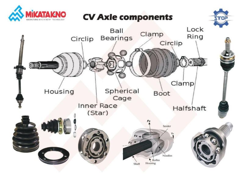 CV Axles for American, British, Japanese and Korean Cars Manufactured in High Quality and Favorable Price