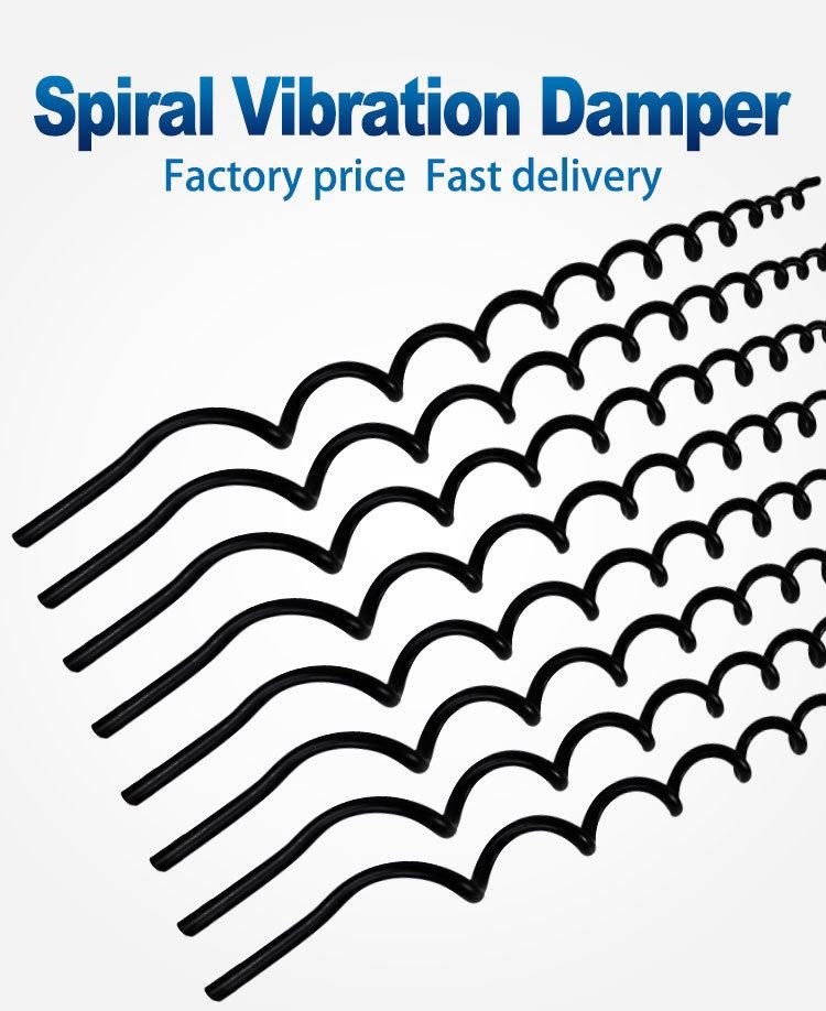 Spiral Vibration Damper / Shock Absorber (High elasticity PVC) for ADSS / Opgw Cable