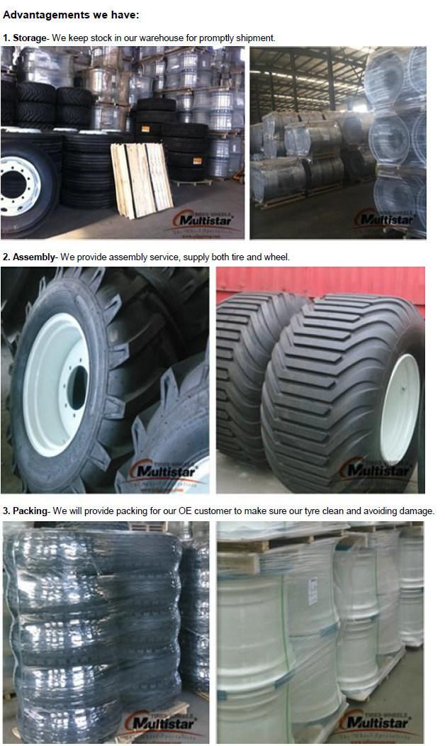 9.00X15.3, 13.00X15.5, 16.00X22.5, 24.00X26.5, 28.00X30.5 Steel Rim, Farm Implement Rim, Agriculture Rim, Tractor Rim