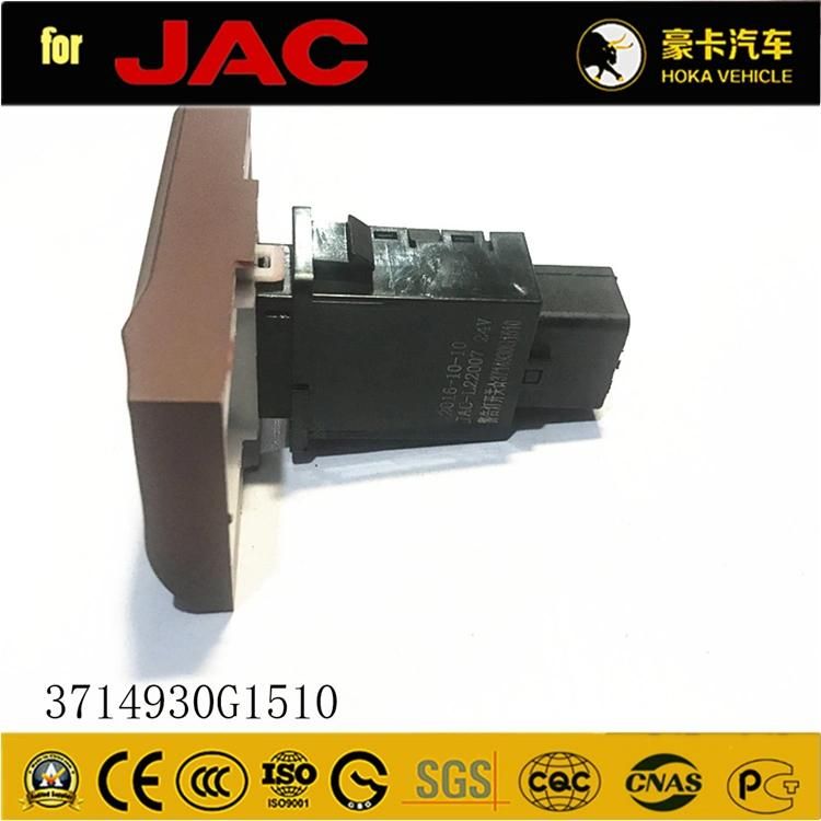 Original JAC Heavy Duty Truck Spare Parts Double Flash Switch 3714930g1510