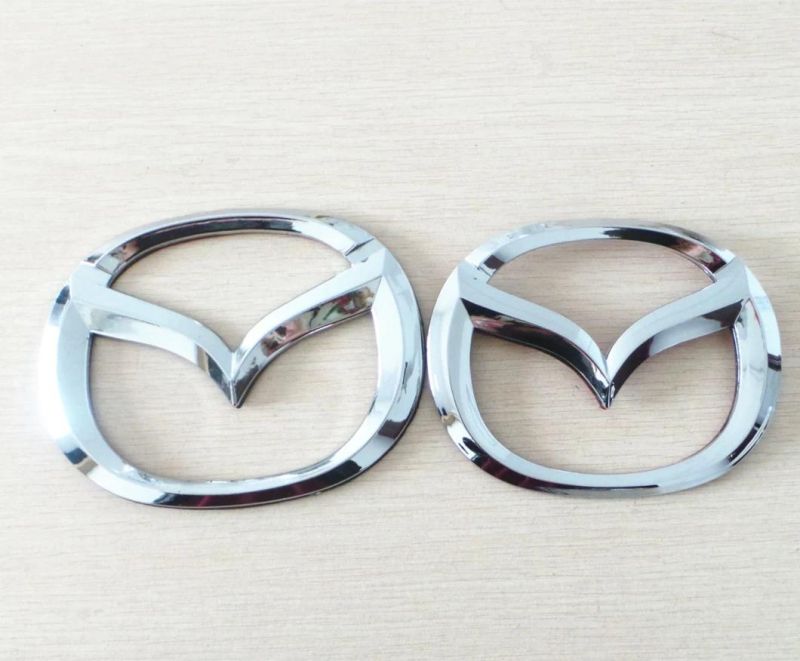 ABS plastic chrome car badge car sticker custom MAZDA M6 back car emblem