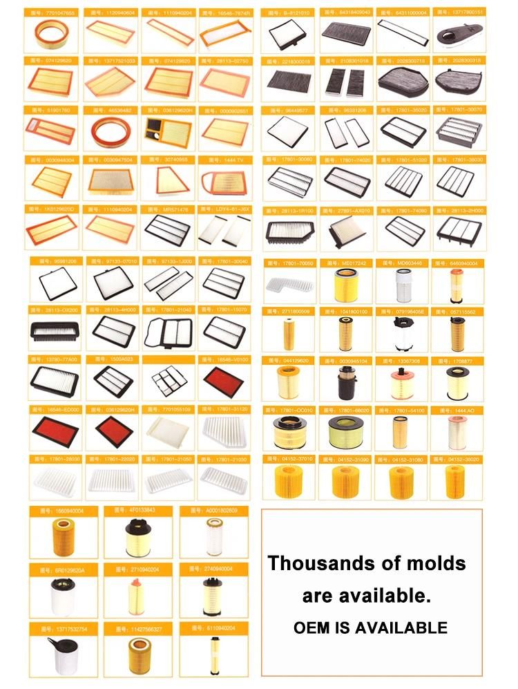 Auto Parts & Accessories Air Filter Yellow Air Filter Auto Air Filter OEM 036129620h