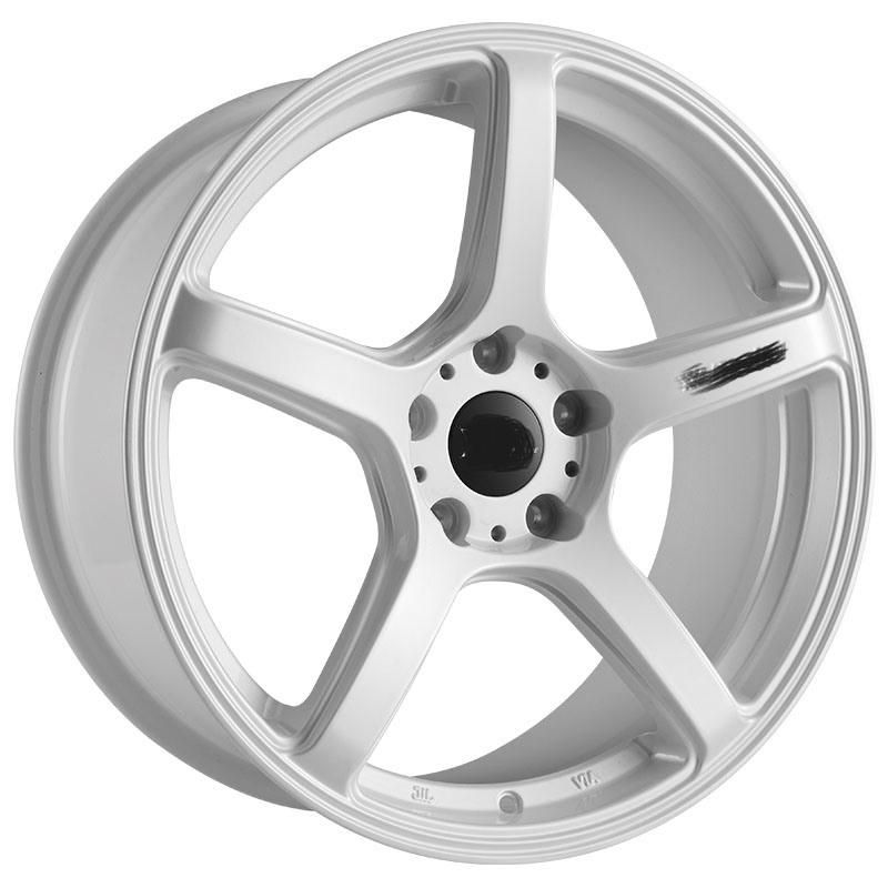 White 18X8 Alloy Wheel Replica