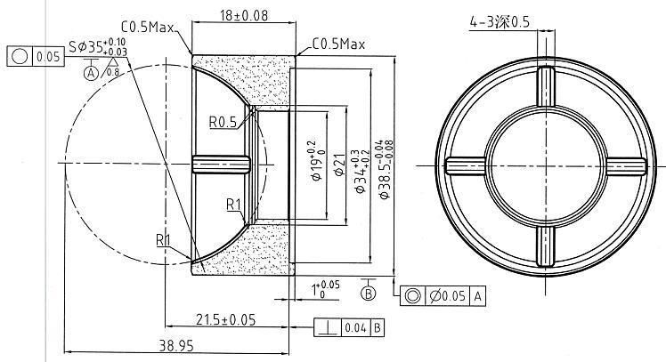 Lower Bearing of Powder Metallurgy Parts Hl002125