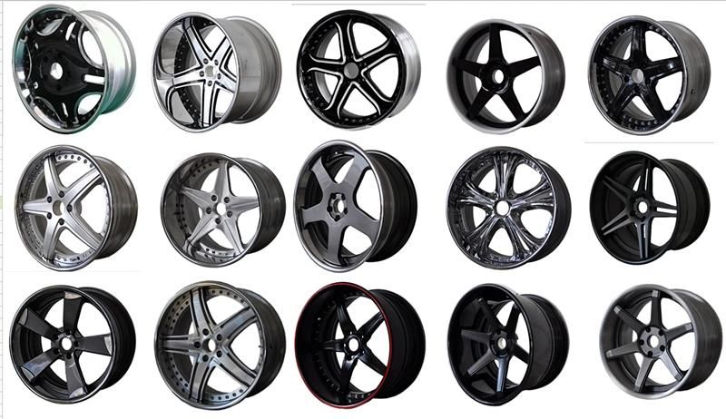 Hot Sale Black Machine Face Alloy Rim Wheels for Car