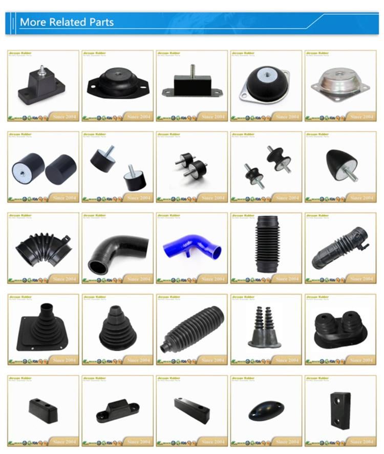 Cylindrical Silent Blocks Bobbin Vibration Damper Rubber Vibration Isolators Cylindrical Antivibration Mounts for Noise Control