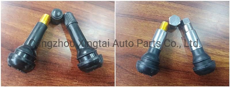 Snap-in Tubeless Tire Rubber Valve for Auto Car and Truck