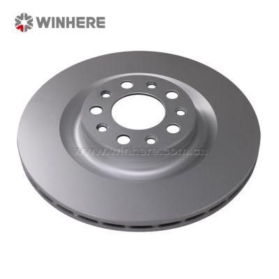 Coated Ventilated Brake Rotor with ECE R90 Auto Spare Parts