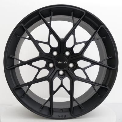 18 Inch Especially Gorgeous Forged Machine Face and Gold Chrome Alloy Car Wheel