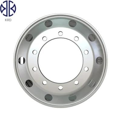 9.00X22.5 22.5&quot; Inch OEM Heavy Duty Truck Trailer Bus Tubless Polished Forged Alloy Aluminum Wheel Rims