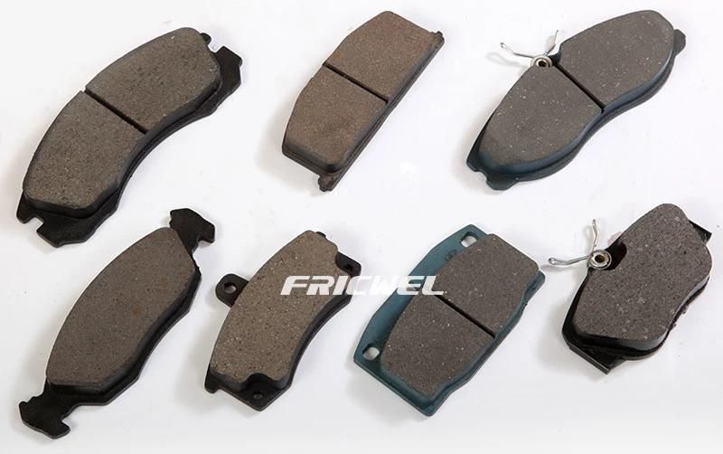 Factory Price Auto Front Semi-Metallic Ceramic Brake Pads for American Asian Cars