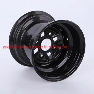 Yuefei Wheel Rim Steel Wheel ATV Wheel 8.00X10 4-110 for ATV/UTV Carts / Go Carts Use