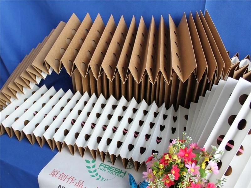 Air Filter Paper Automobile HEPA Air Filter with V-Shape Filter