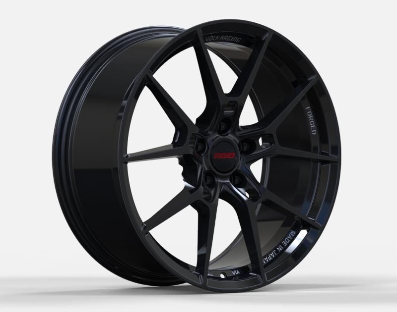 1 Piece Monoblock Forged Alloy Wheel with Gloss Black