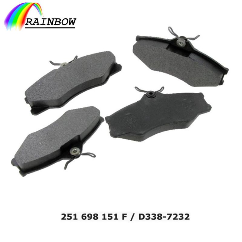 Aging Resistance Car Parts 251698151f Low Steel/Semi-Metals/Ceramics Front/Rear Swift Disc Brake Pads Sets/Brake Block/Brake Lining for Volkswaen/Audi