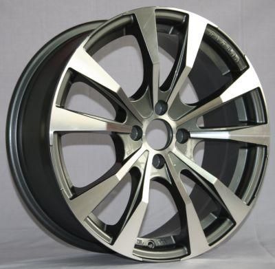 Deep Lip Black Machined Face Chrome Silver Shinja Alloy Car Wheels