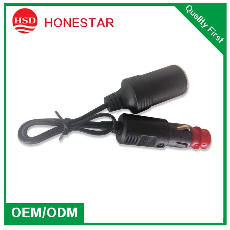 Car Cigarette Lighter Plug to Socket Extension Cable