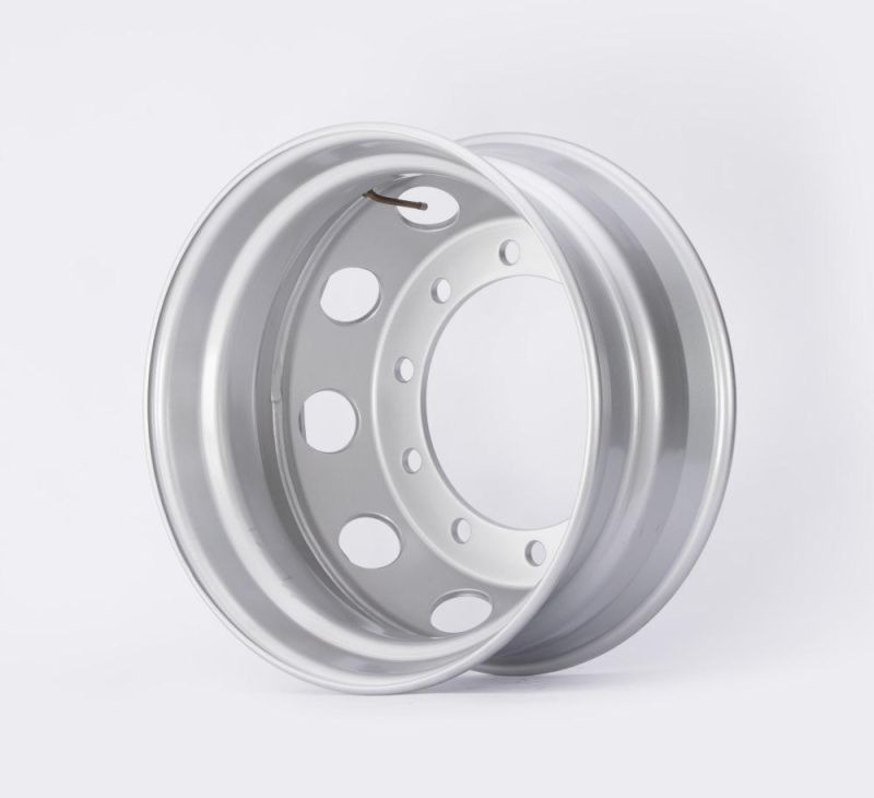 9.00X22.5 Light Weight High Strength Duplex Steel Truck Bus Trailer Tubeless Steel Wheel Rim