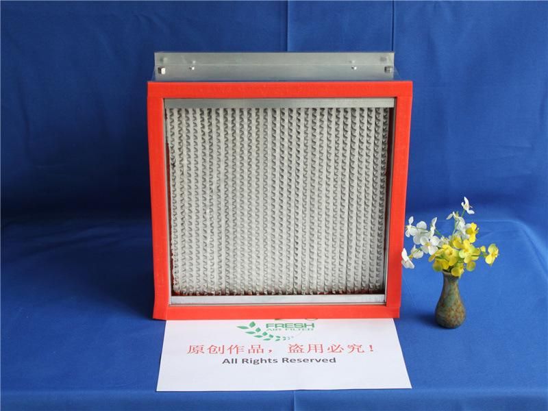 Supplier Separator High Temperature 99.99% HEPA Filter