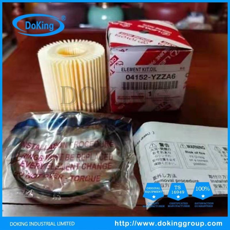 Wholesale Supplier Auto Parts Oil Filter 04152-Yzza5 for Toyota