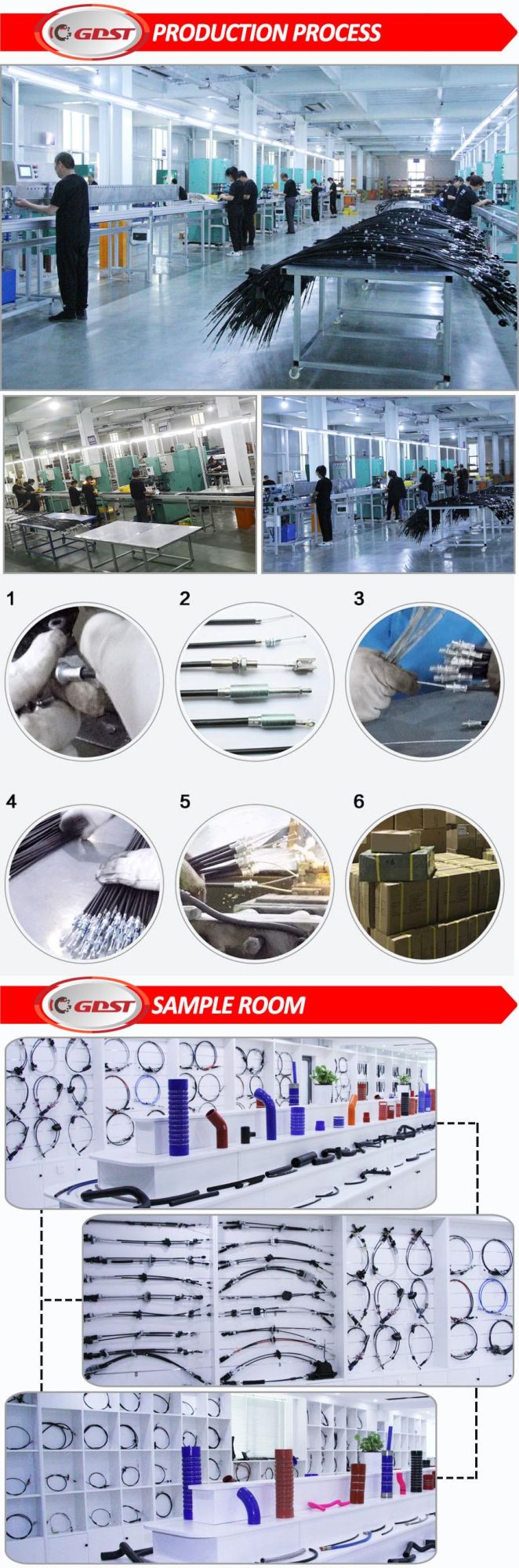 Gdst Wholesale Flexible Shaft Car Auto Parts Speedometer Cable OEM 94240-25000 for Hyundai