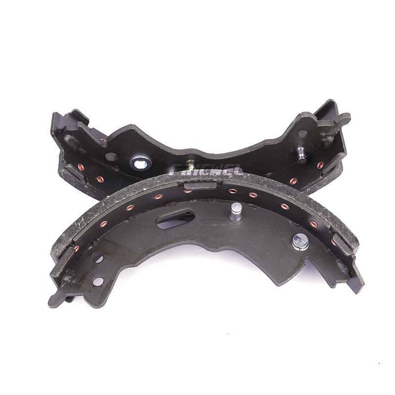 Customized ISO/Ts16949 Approved Non-Asbestos Black Particle Brake Shoes for All Kinds of Cars