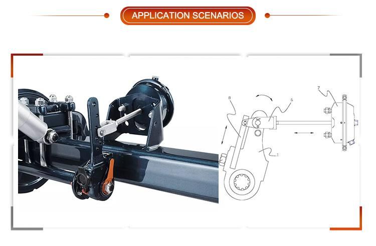 Heavy Duty Trailer Brake System Parts Slack Adjuster