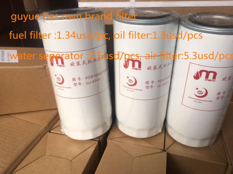 Diesel Fuel Filter for Iveco Scania Daf Commins Weichai Xichai Benz Man Truck Spare Parts