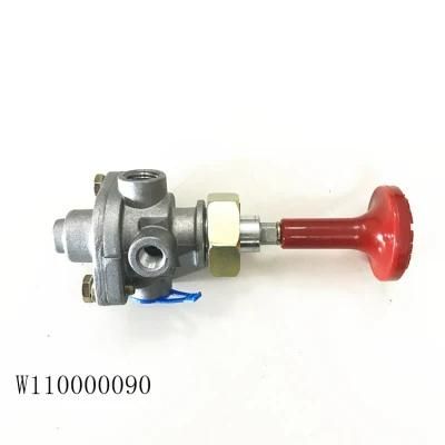 Original and Genuine Compressor Spare Parts Brake Valve W110000090 for Sem659c Wheel Loader