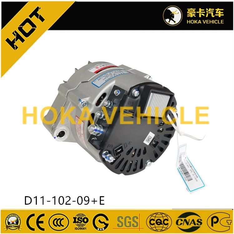 Diesel Engine Spare Parts Alternator D11-102-09+E for Sdec Power Engine