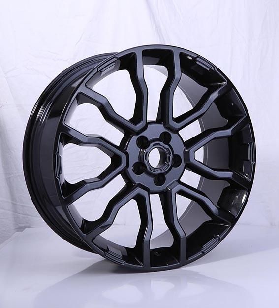 Black with Machine Faced Alloy Wheel Rim for Rover