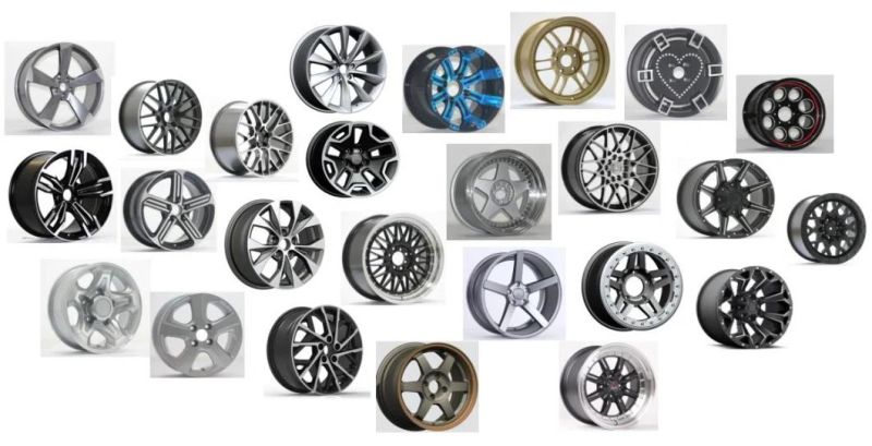 Silver Machine Face Passenger Car Alloy Wheel Rim Mag Wheel